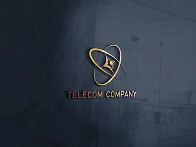 telecom company logo graphic illustrator logo