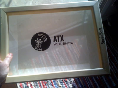 ATX Web Show T-shirt austin logo screen print t shirt