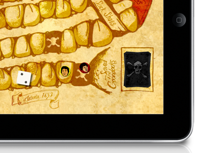 Goonies iPad Game board game game goonies ipad javascript jquery mobile safari reagan ray