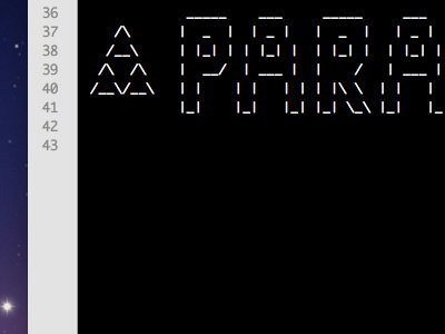 Ascii Logo ascii logo paravel triforce