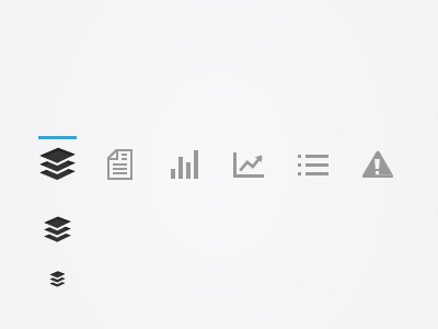 Icons icon layers metrics navigation trends
