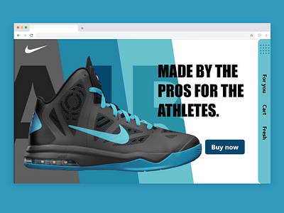 Nike landing page