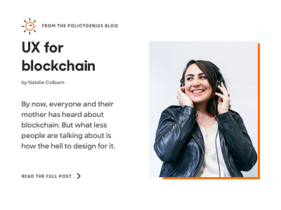 UX for blockchain