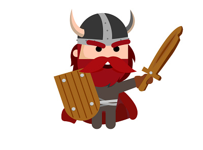 Viking design illustration vector