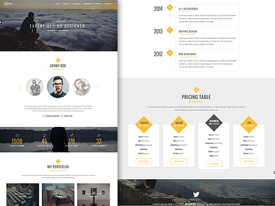 MePro - personal portfolio template