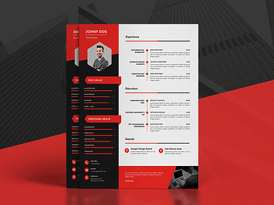 XPro - Modern Resume Template design graphic design print templates resume