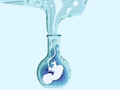 IVF baby design graphic design illustration ivf treatment vector