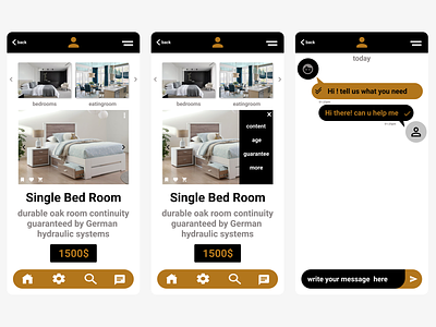 furniture app app app design application design ui ux web website website design