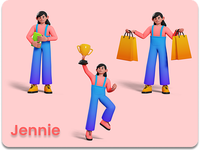 3D Character - Jennie