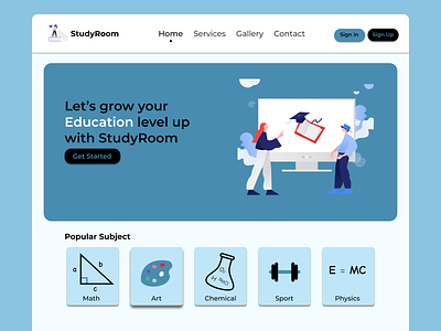 StudyRoom character characters design icon illustration logo ui ux web web design webdesign website