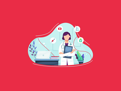 doctor medicine illustration