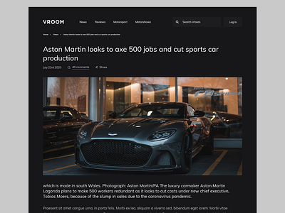 Vroom - Article Page