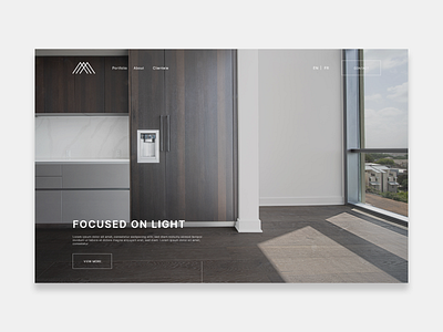 Masons Interior Design │ Homepage architecture concept design interior interior design minimal modern ui uiux ux website