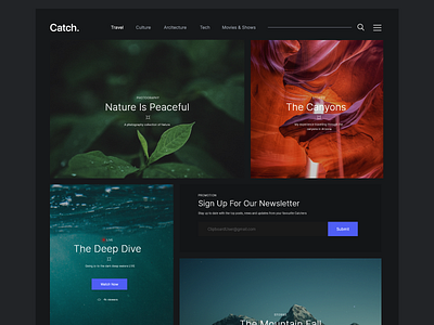 Catch - Blog │ Magazine Layout