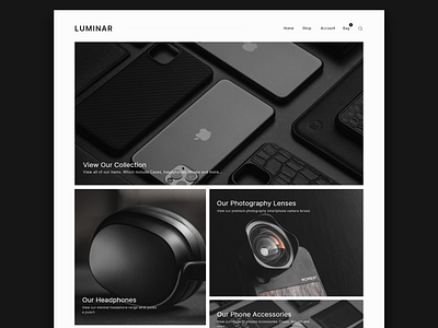 LUMINAR - E-commerce Store Layout