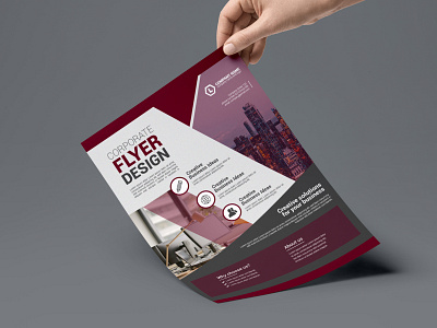 Corporate flyer design project creative design flyer design graphicdesign vector