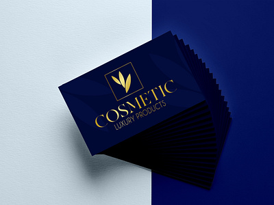 Business card design for cosmetic company