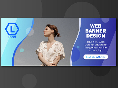 Web banner design project creative design vector webbanner