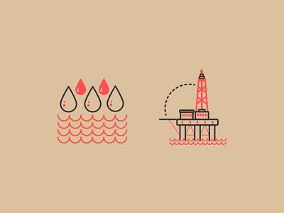 oil company illustration
