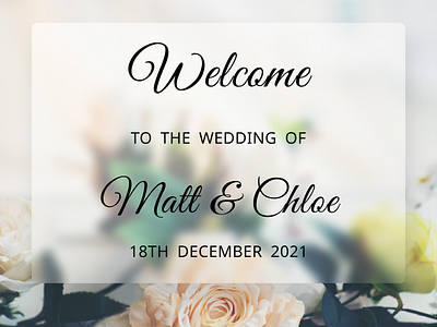 Wedding Invitation Signage dailyui design invitation template wedding invitation wedding signage wedding template