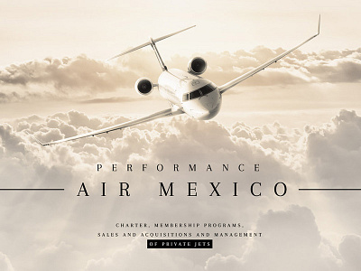 Air Mexico air airport jets luxury mexico plane web design