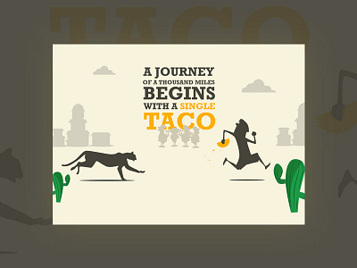 A journey of a thousand miles begins with a single taco journey mexico run taco