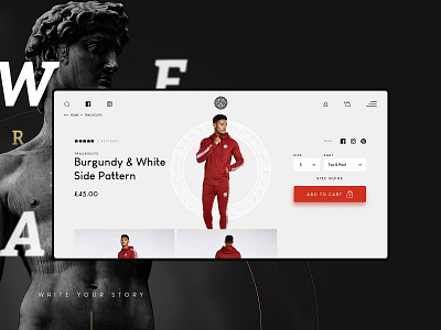 Legend London - website for fashion brand clean dark ecommerce legenda modern shop ui vensko web design website