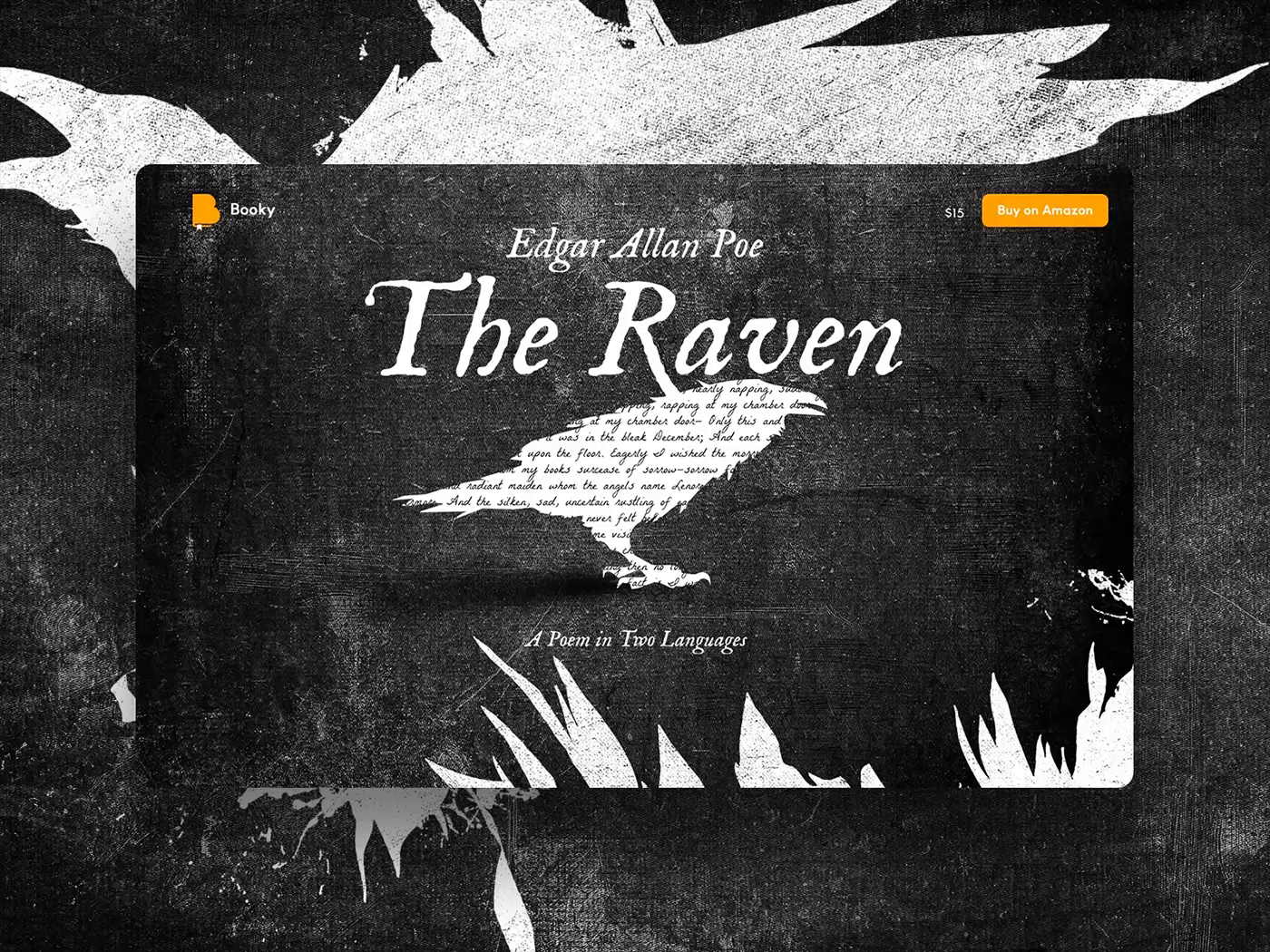 The Raven - Nevermore! Book covers and landing page. by Igor Vensko on ...