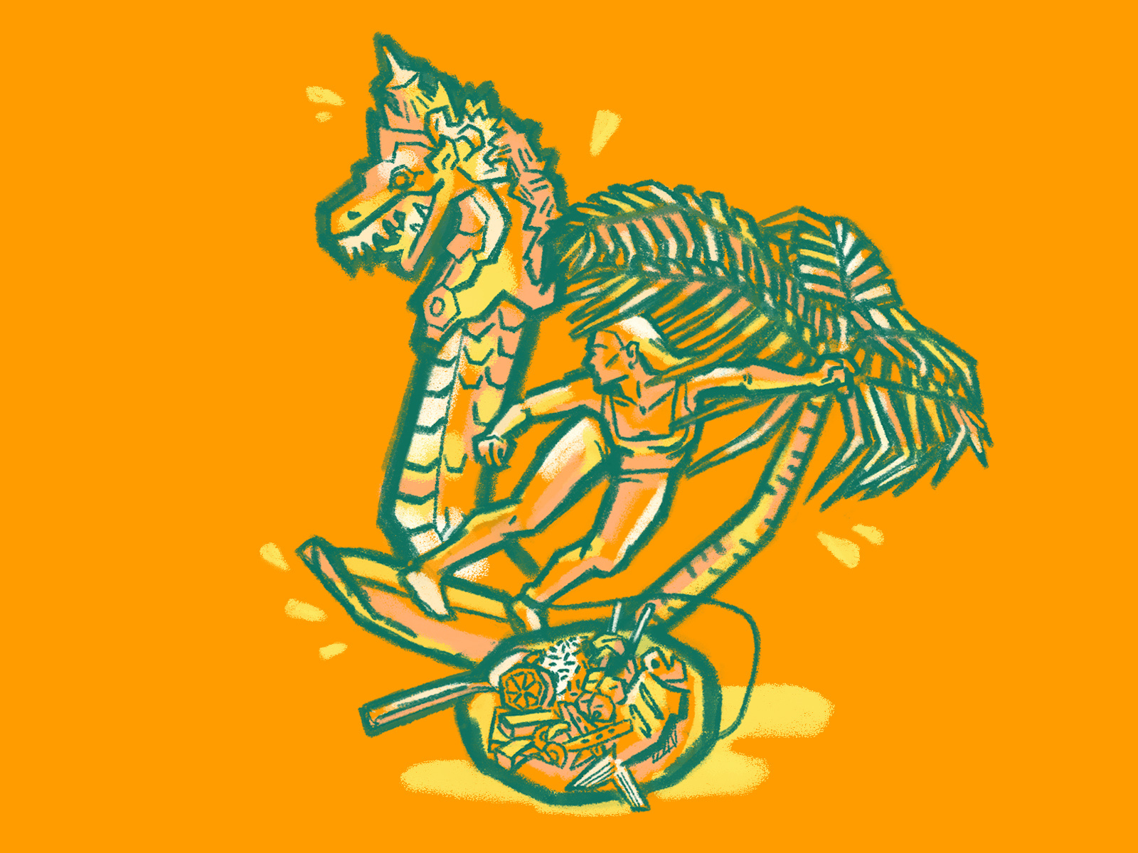 Warung bali surf fuel by Rebeca Vonk Marins on Dribbble