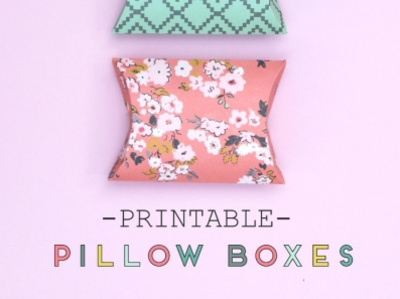 printed pillow boxes