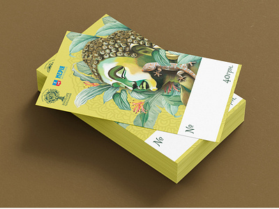 Adult ticket to Angkor Wat animal branding design drawing graphic design idea identity illustration polygraphy tickets