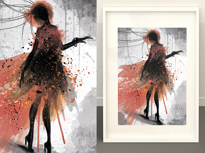 "Watercolor fashion" by Masha Van for Intalence Art, Path 3