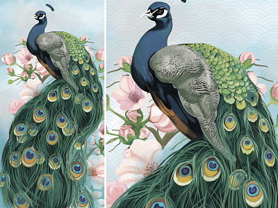 "Peacock" by Masha Van for Intalence Art