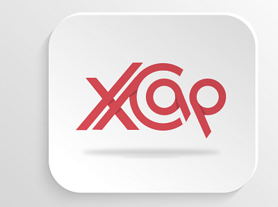 XCAP LOGO design typogaphy