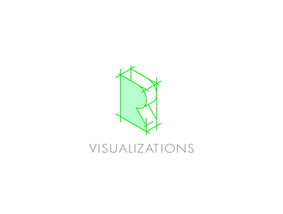 R Visualizations 3d architecture challenge design logo logocore logotype typography