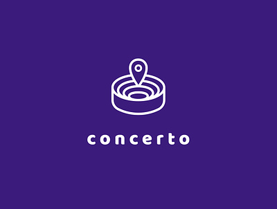 Concerto app challenge concert concerto design logo logo design logocore logotype tickets typography