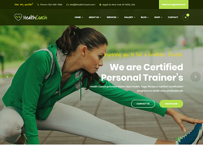 Health Yoga and Lifestyle WordPress Theme health care web design website website design wordpress theme