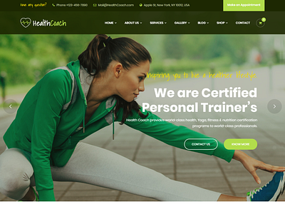 Health Yoga and Lifestyle WordPress Theme