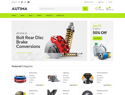 Car Accessories Theme for WooCommerce WordPress wordpress wordpress design wordpress development wordpress theme