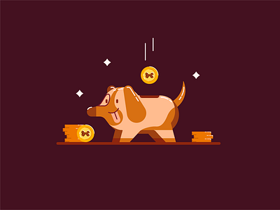 Doggy Bank for Animation after effects tutorial animation after effects colorful design cute illustration doggybank insideofmotion motion design motion graphics piggybank