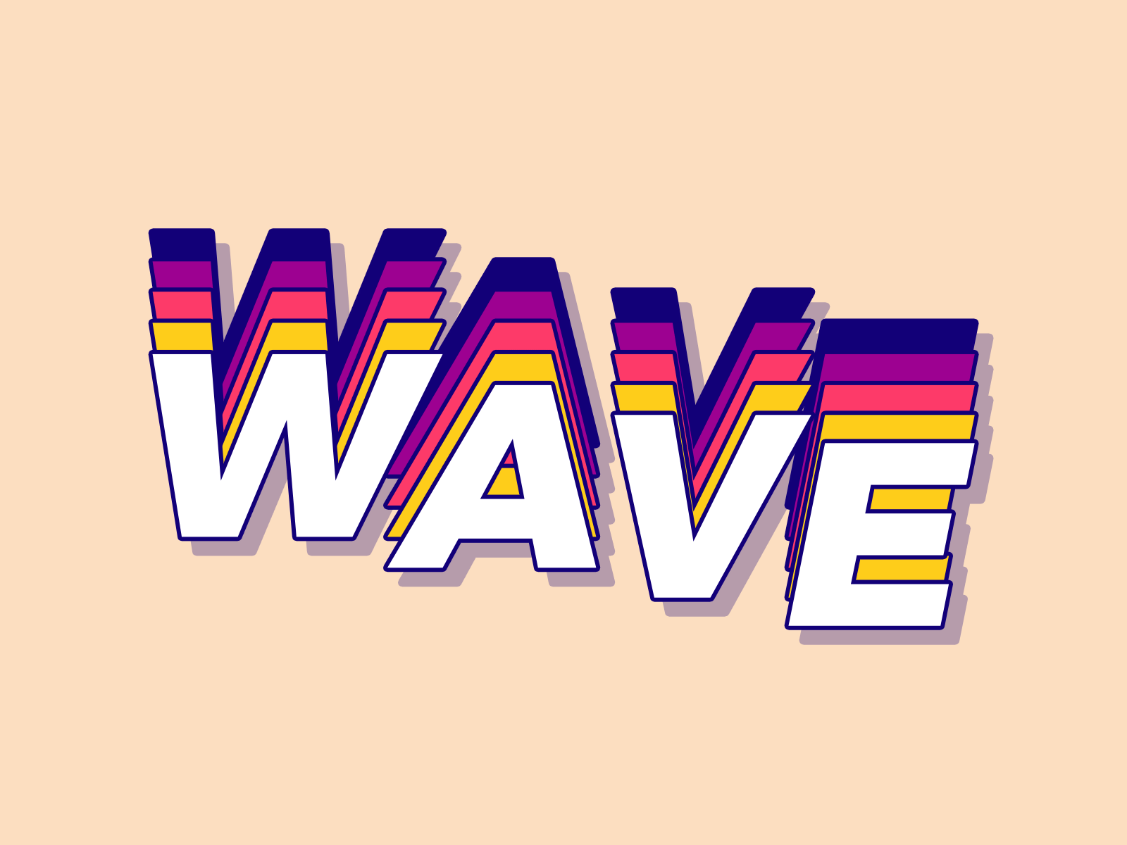 Wave Text Animation advertising animation after effects tutorial animation after effects colorful fancy text animation font animation insideofmotion motion design stylish text animation text animation tutorial typography animation wave animation