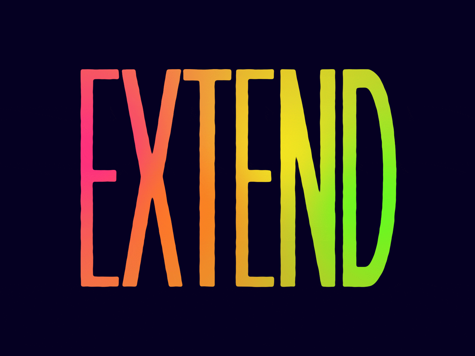 Extend Text Animation after effects tutorial animatedgif animation after effects colorful design cycle design extended font font animation gif insideofmotion loop motion design motion graphics stretch font stretched animation stretched text text animation tutorial type animation typography animation