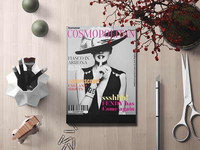 COSMOPOLITAN Magazine Cover magazine magazine cover magazine cover design magazine design