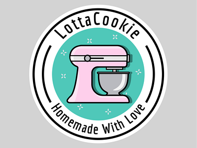 Lotta Cookie Logo branding design logo vector