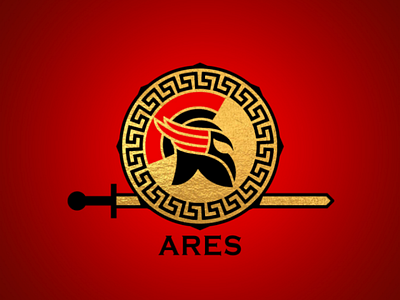 Myth ares logo myth archetypes red