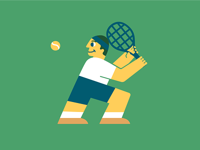 Australian Open is Australian Summer australianopen illustration tennis tennisillustration vector illustration