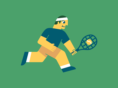 Heating Up australianopen illustration sportsillustration tennis vector artwork