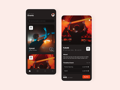 Events App UI
