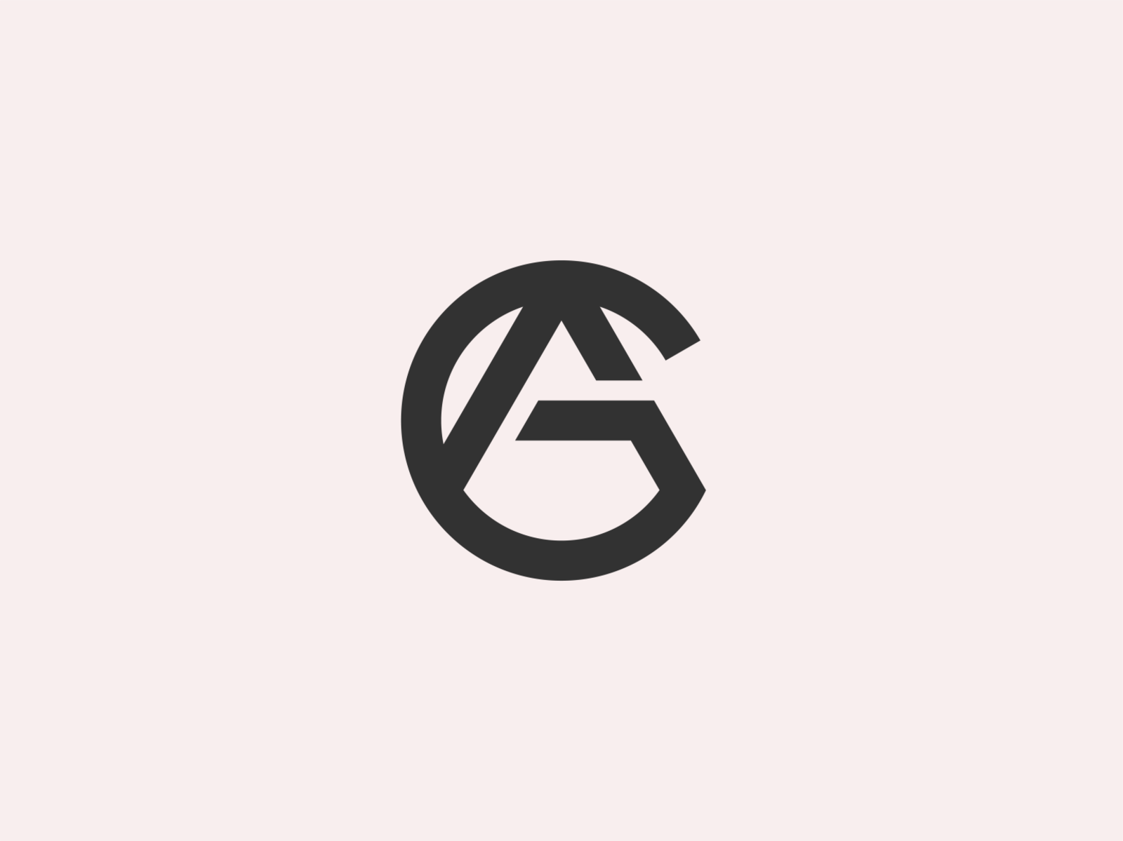 Monogram AG Logo Design By Vectorseller | TheHungryJPEG