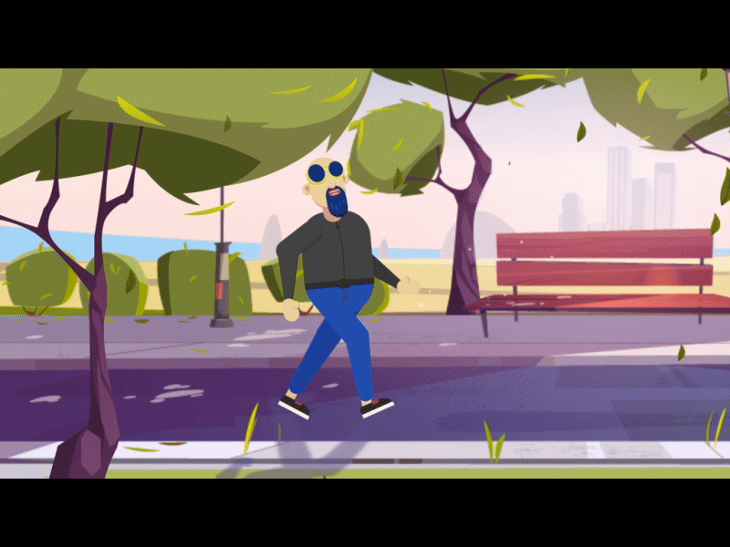 Try walking in my shoes animation motion graphics